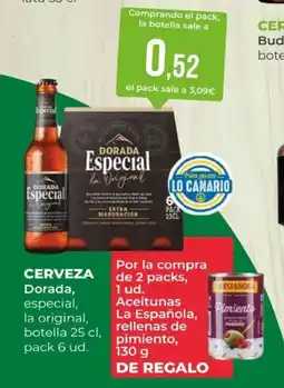 SPAR DORADA Cerveza oferta