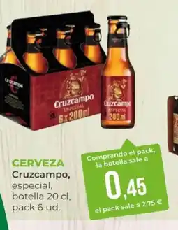 SPAR CRUZCAMPO Cerveza oferta