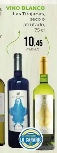 SPAR LAS TIRAJANAS Vino blanco oferta