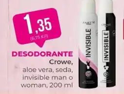 SPAR CROWE Desodorante oferta