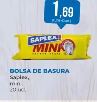 SPAR SAPLEX Bolsa de basura oferta