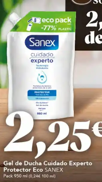 Gadis SANEX Gel de Ducha Cuidado Experto Protector Eco oferta