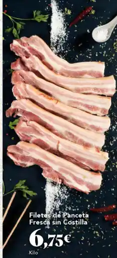 Gadis Filetes de Panceta Fresca sin Costilla oferta