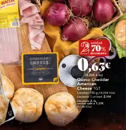 Gadis TGt Queso Cheddar American Cheese oferta