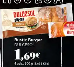 Gadis DULCESOL Rustis Burger oferta
