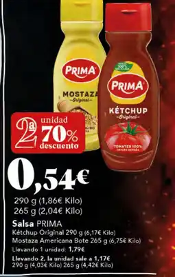Gadis PRIMA Salsa oferta