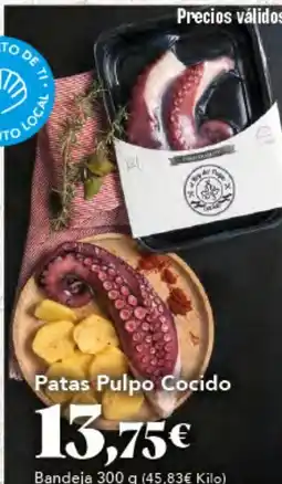 Gadis Patas Pulpo Cocido oferta