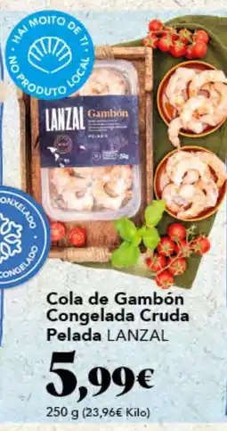Gadis LANZAL Cola de Gambón Congelada Cruda Pelada oferta