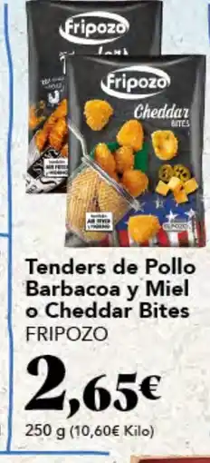 Gadis FRIPOZO Tenders de Pollo Barbacoa y Miel o Cheddar Bites oferta