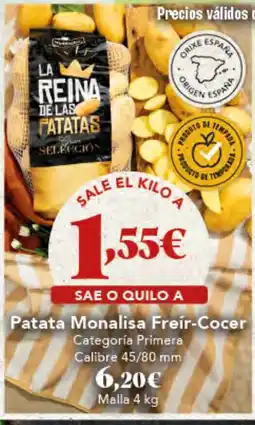 Gadis Patata Monalisa Freir-Cocer oferta