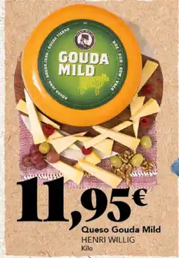 Gadis HENRI WILLIG Queso Gouda Mild oferta