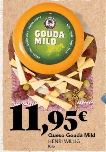 Gadis HENRI WILLIG Queso Gouda Mild oferta