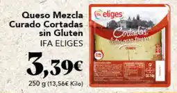 Gadis IFA ELIGES Queso Mezcla Curado Cortadas sin Gluten oferta