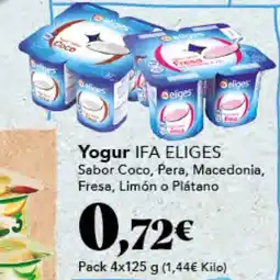 Gadis IFA ELIGES Yogur oferta