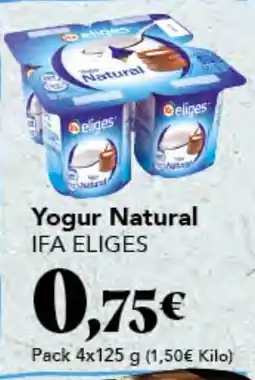 Gadis IFA ELIGES Yogur Natural oferta