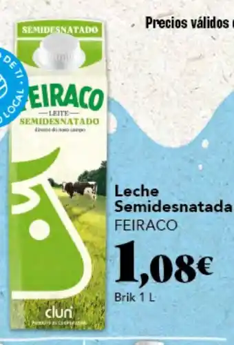 Gadis FEIRACO Leche Semidesnatada oferta