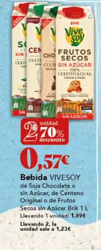 Gadis VIVESOY Bebida de Soja oferta