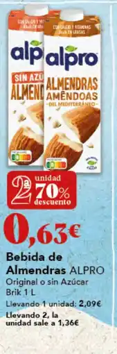 Gadis ALPRO Bebida de Almendras oferta