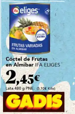 Gadis IFA ELIGES Cóctel de Frutas en Almíbar oferta