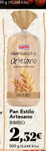 Gadis BIMBO Pan Estilo Artesano oferta