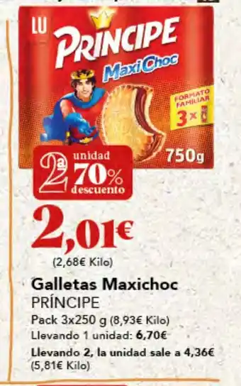 Gadis PRINCIPE Galletas Maxichoc oferta