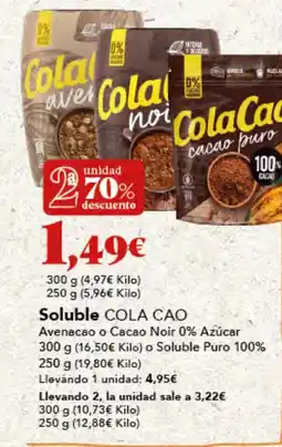 Gadis COLA CAO Soluble oferta