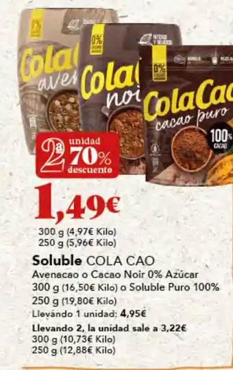 Gadis COLA CAO Soluble oferta
