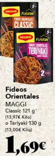Gadis MAGGI Fideos Orientales oferta