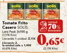 Gadis SOLIS Tomate Frito Casero oferta