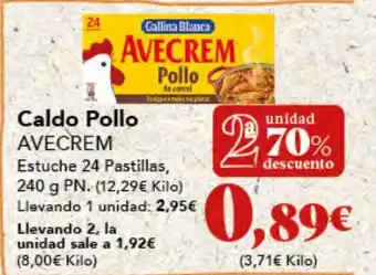 Gadis AVECREM Caldo Pollo oferta