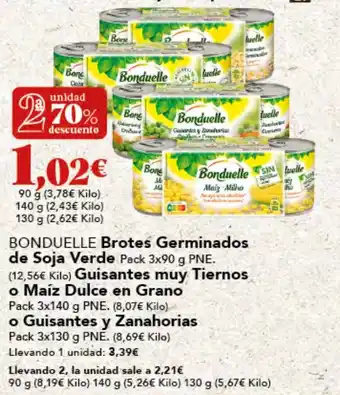 Gadis BONDUELLE Brotes Germinados de Soja oferta