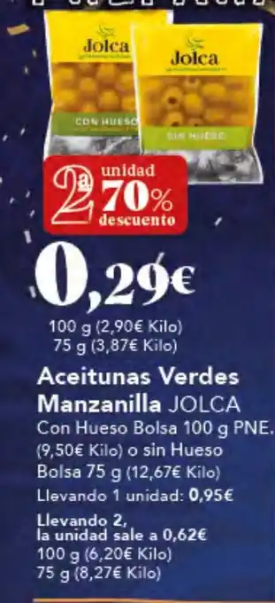 Gadis JOLCA Aceitunas Verdes Manzanilla oferta