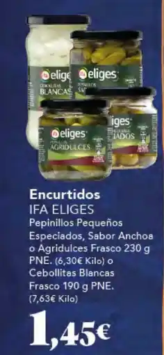 Gadis IFA ELIGES Encurtidos oferta