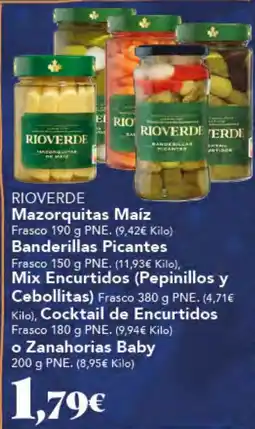 Gadis RIOVERDE Mazorquitas Maíz oferta