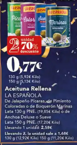 Gadis LA ESPAÑOLA Aceituna Rellena oferta