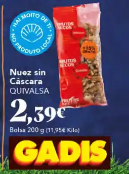 Gadis QUIVALSA Nuez sin Cáscara oferta