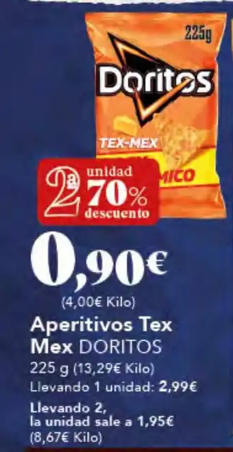 Gadis DORITOS Aperitivos Tex Mex oferta