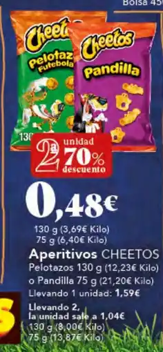 Gadis CHEETOS Aperitivos oferta