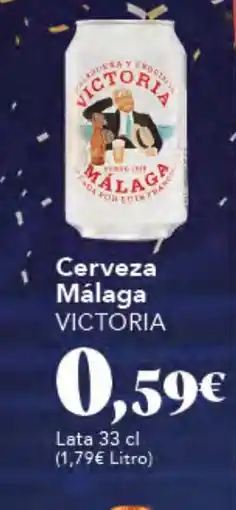 Gadis VICTORIA Cerveza Málaga oferta