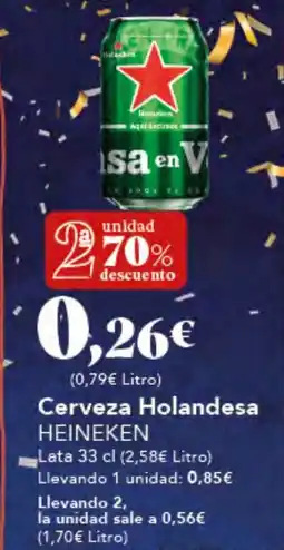 Gadis HEINEKEN Cerveza Holandesa oferta