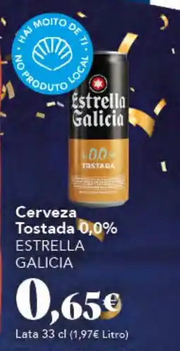 Gadis ESTRELLA GALICIA Tostada 0,0% oferta