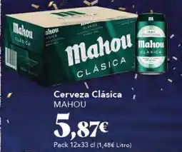Gadis MAHOU Cerveza Clásica oferta