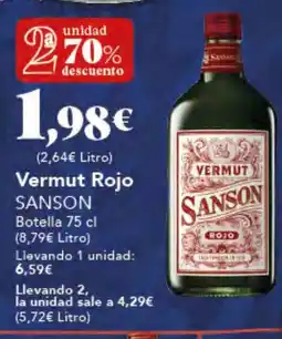 Gadis SANSON Vermut Rojo oferta