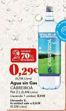 Gadis CABREIROÁ Agua sin Gas oferta
