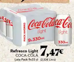 Gadis COCA COLA Refresco Light oferta