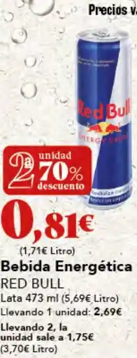 Gadis RED BULL Bebida Energética oferta
