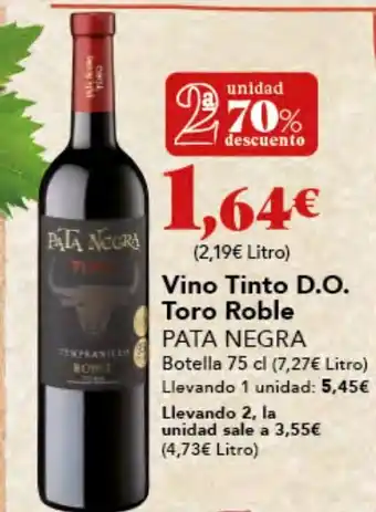 Gadis PATA NEGRA Vino Tinto D.O. Toro Roble oferta