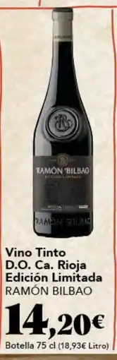 Gadis RAMÓN BILBAO Vino Tinto D.O. Ca. Rioja Edición Limitada oferta