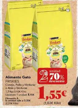 Gadis FRISKIES Alimento Gato oferta