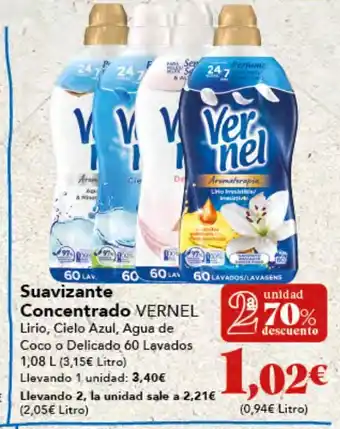 Gadis VERNEL Suavizante Concentrado oferta